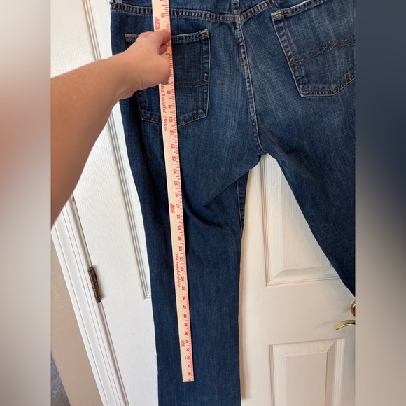 Lucky Brand Dark Blue Women's Boot Cut Jeans Size 16 Denim Jeans Classic - Picture 5 of 6